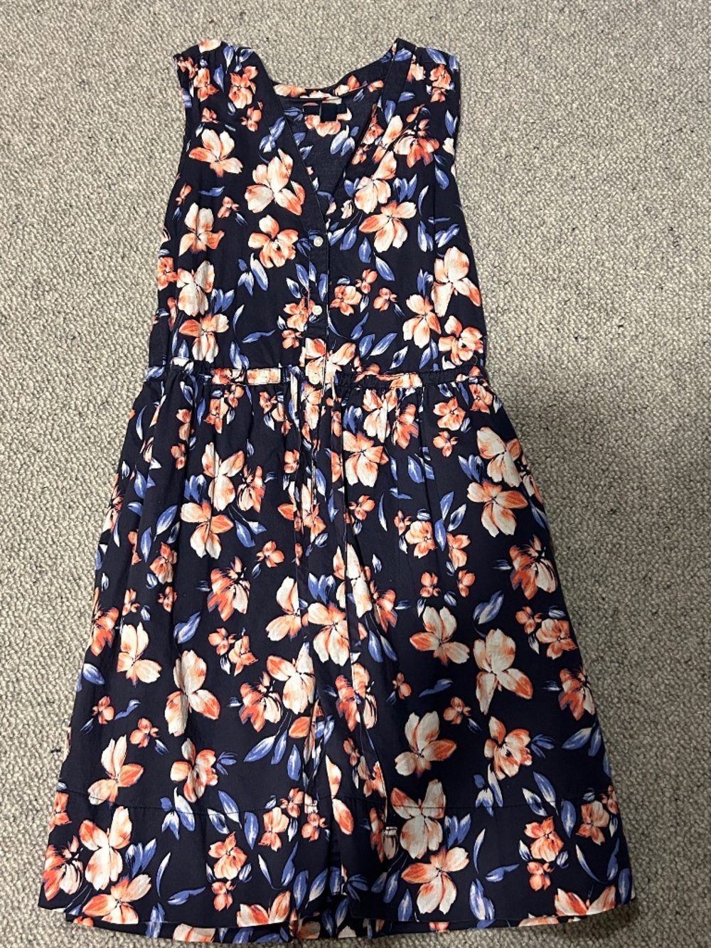Gap Cotton Floral Dress